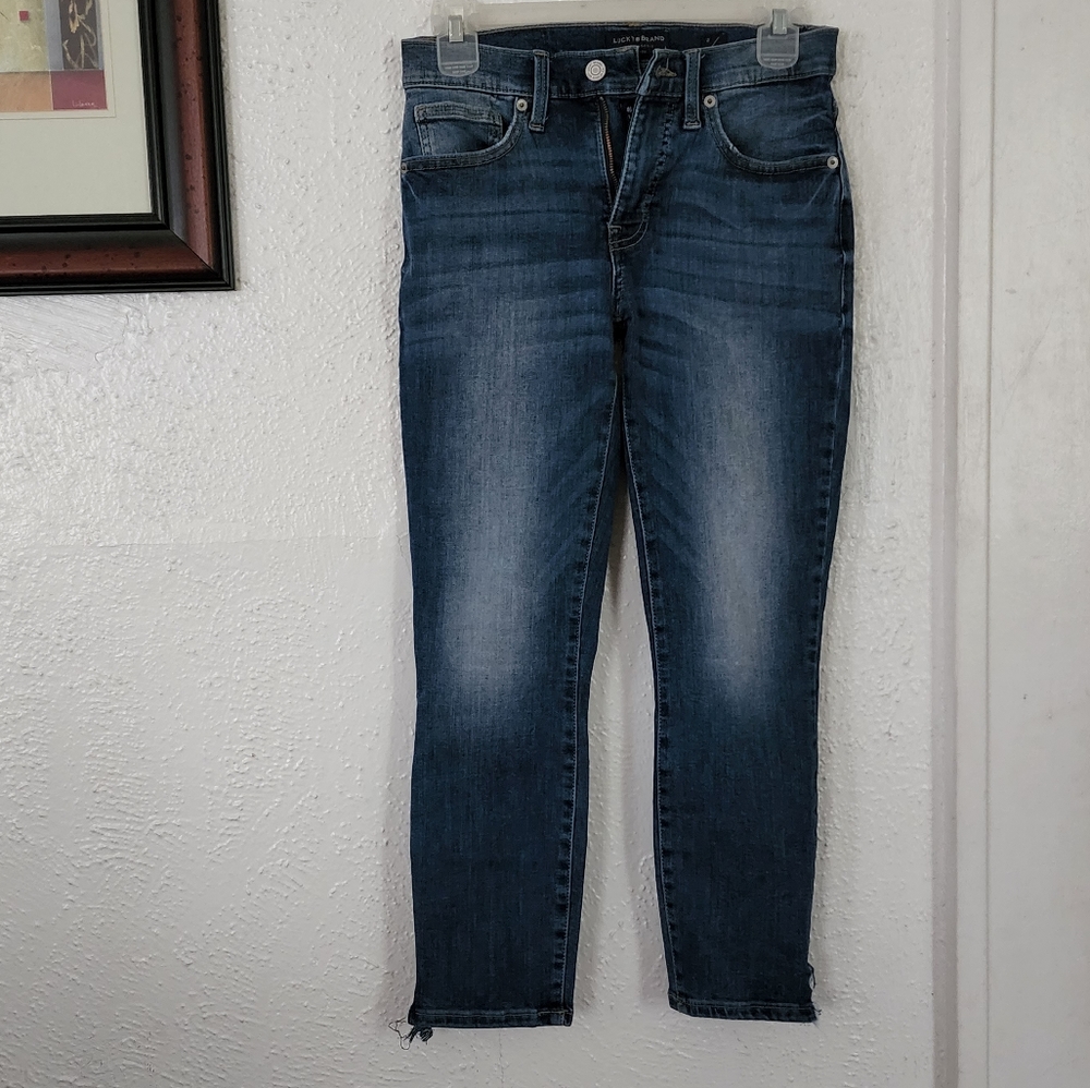 Lucky Brand Mid Rise Ava Crop Jeans